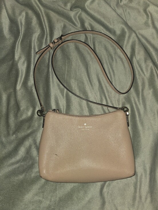 kate spade Handbags - kate spade pebbled leather crossbody in taupe beige